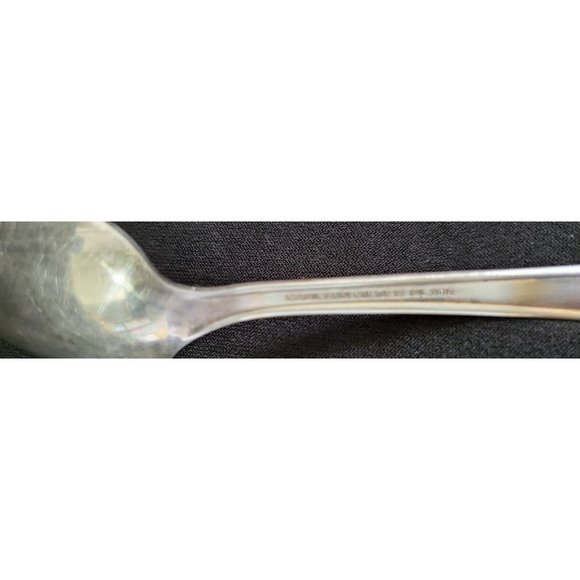 Carlton small espresso DEMITASSE SPOON silverplate 5" long VINTAGE - Picture 2 of 3